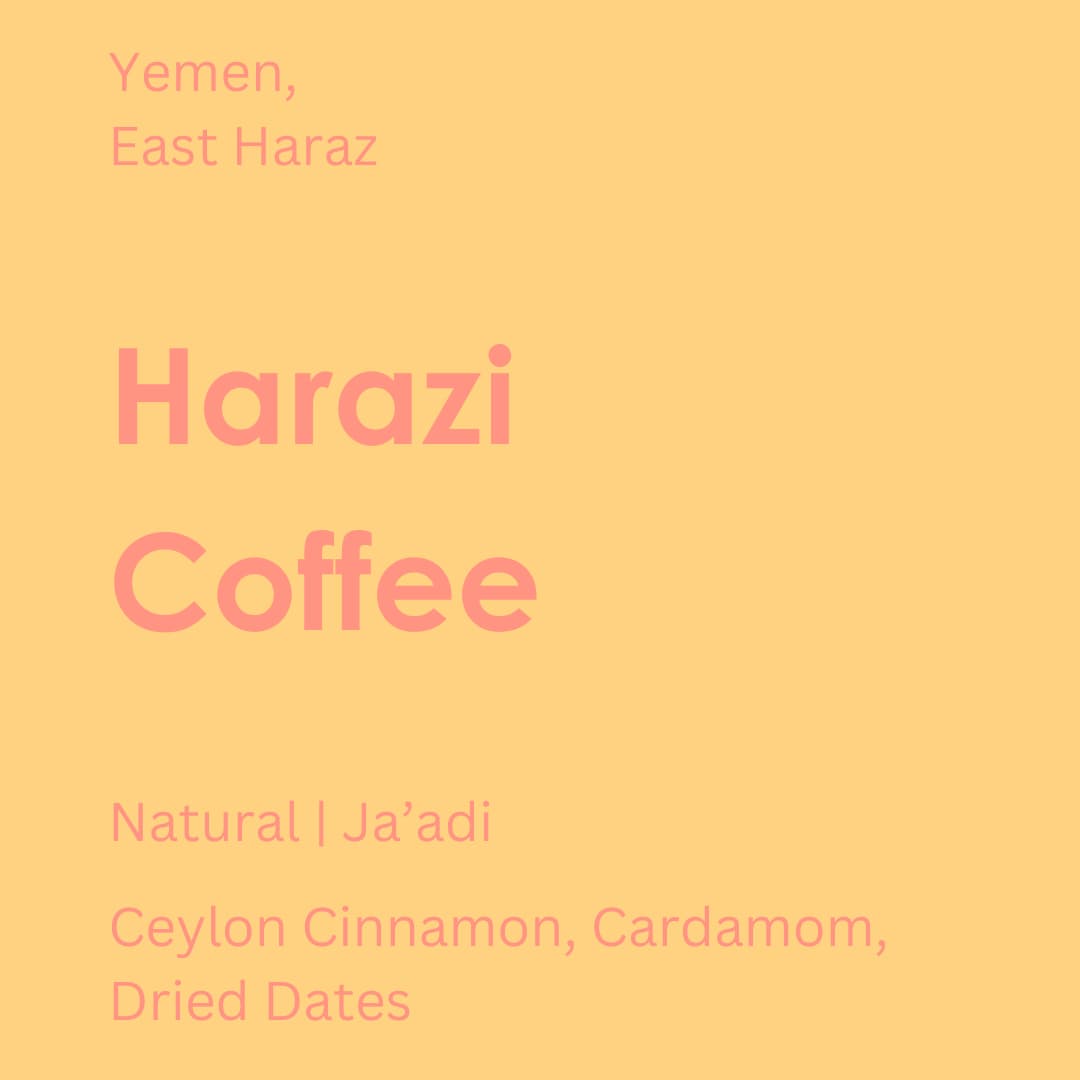 Yemen - Harazi Coffee